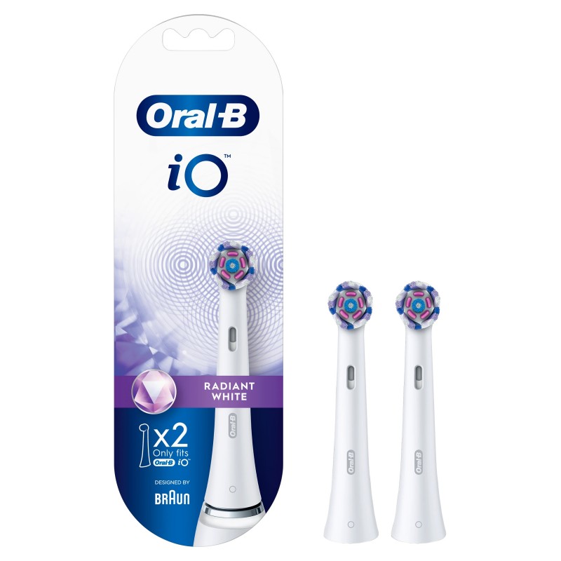 Oral-B iO Radiant White 2 pièce(s) Blanc