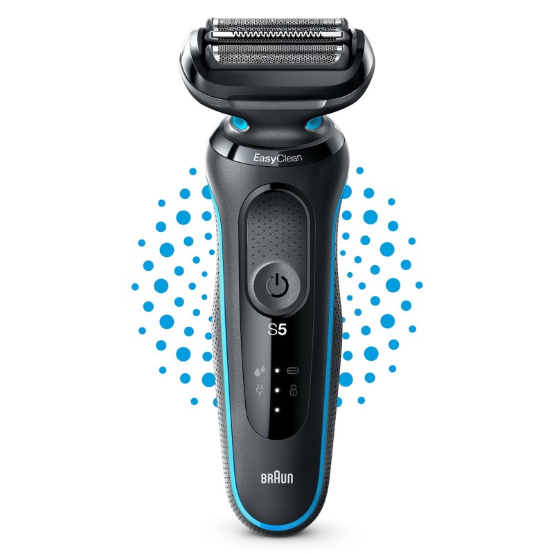 Braun Series 5 51-M1000s Máquina de afeitar de láminas Negro, Azul