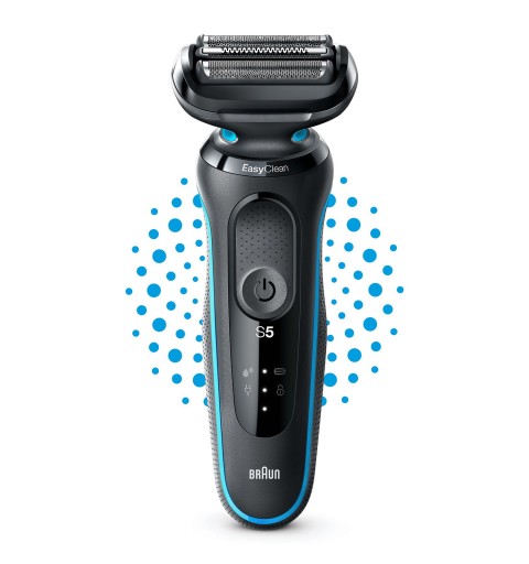 Braun Series 5 51-M1000s Máquina de afeitar de láminas Negro, Azul