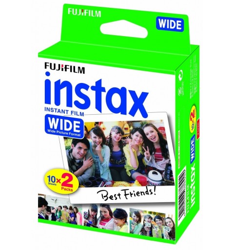 Fujifilm Instax Wide Film pellicola per istantanee 20 pz 108 x 86 mm