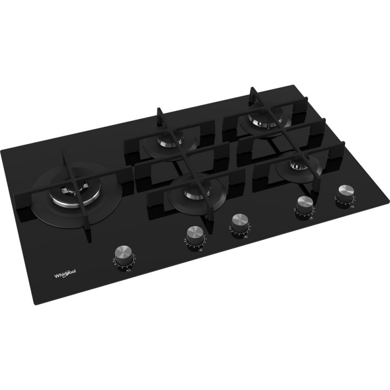 Whirlpool GOWL 958 NB hobs Negro Integrado 86 cm Encimera de gas 5 zona(s)