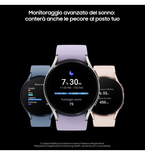 Samsung Galaxy Watch5 3,56 cm (1.4") Super AMOLED 44 mm Azul GPS (satélite)