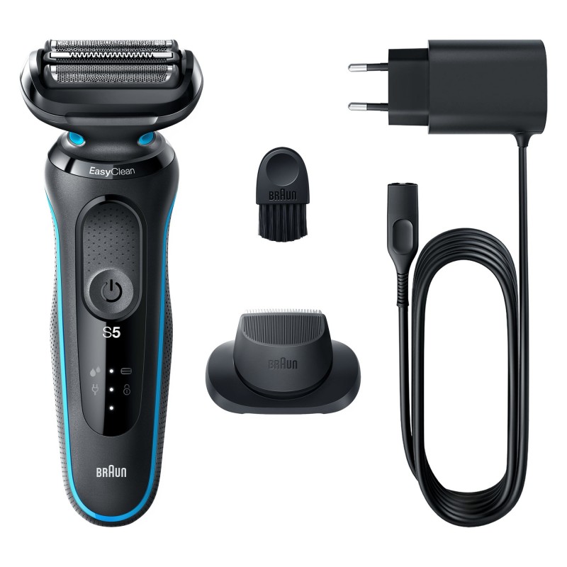 Braun Series 5 51-M1200s Folienschaber Trimmer Schwarz, Blau