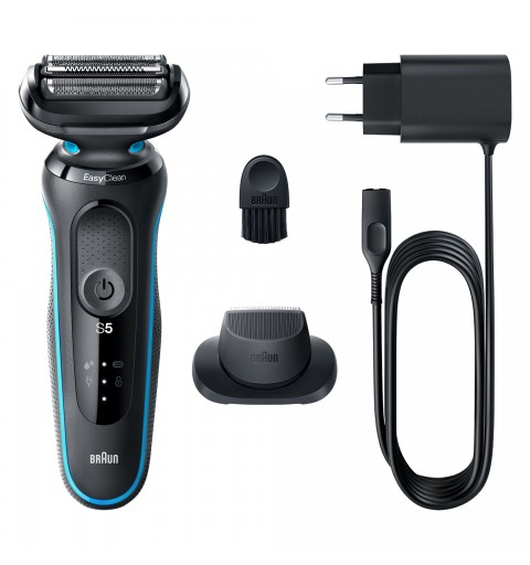 Braun Series 5 51-M1200s Foil shaver Trimmer Black, Blue