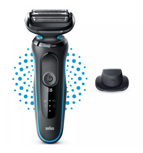 Braun Series 5 51-M1200s Foil shaver Trimmer Black, Blue