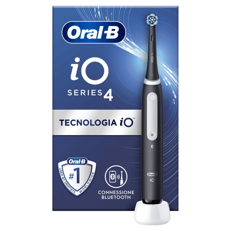 Oral-B iO Series 4 Erwachsener Vibrierende Zahnbürste Schwarz