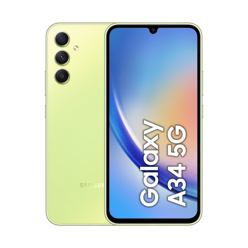 Samsung Galaxy A34 5G 16.8 cm (6.6") Dual SIM Android 13 USB Type-C 6 GB 128 GB 5000 mAh Lime