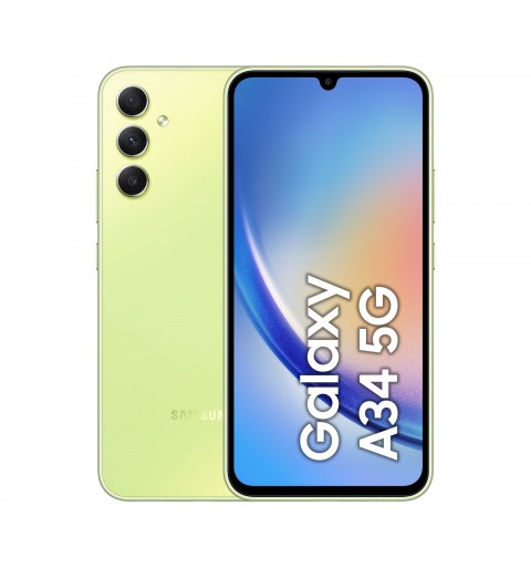 Samsung Galaxy A34 5G 16.8 cm (6.6") Dual SIM Android 13 USB Type-C 6 GB 128 GB 5000 mAh Lime