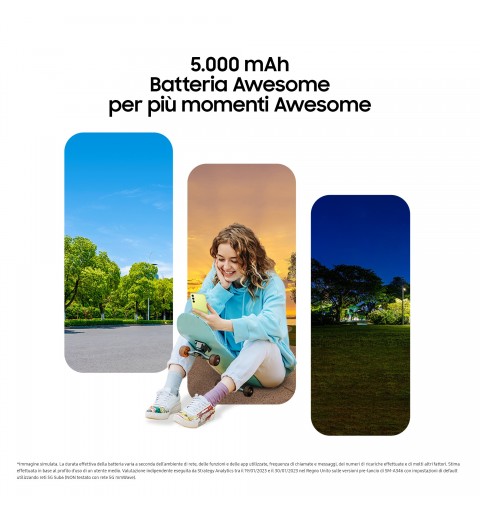 Samsung Galaxy A34 5G 16.8 cm (6.6") Dual SIM Android 13 USB Type-C 6 GB 128 GB 5000 mAh Lime