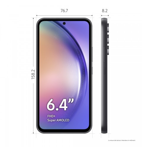 Samsung Galaxy A54 5G 16.3 cm (6.4") Dual SIM Android 13 USB Type-C 8 GB 128 GB 5000 mAh Graphite