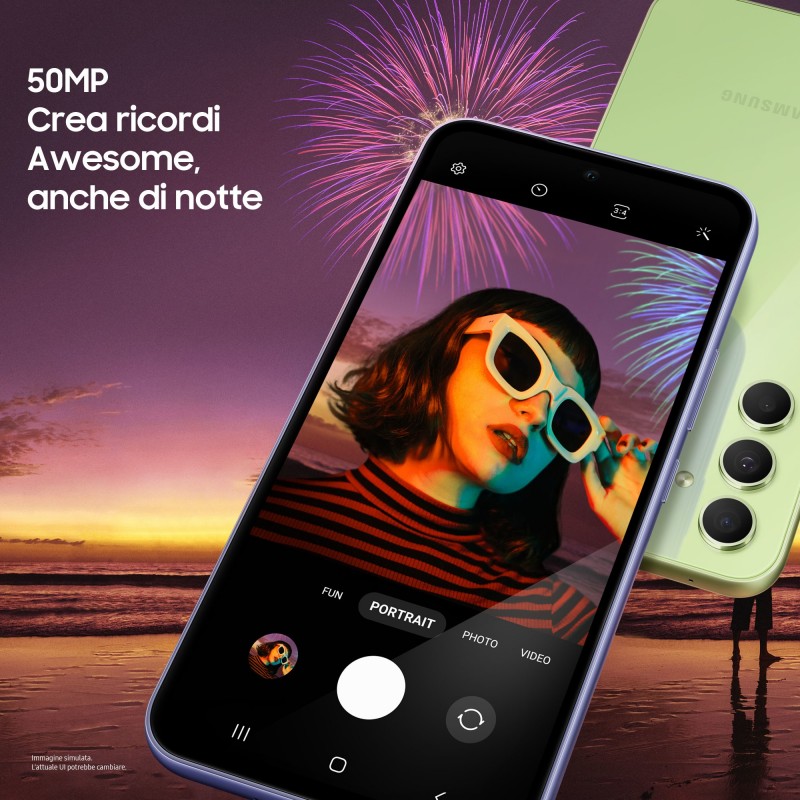 Samsung Galaxy A54 5G 16.3 cm (6.4") Dual SIM Android 13 USB Type-C 8 GB 128 GB 5000 mAh Graphite