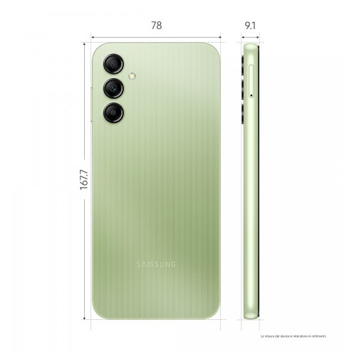 Samsung Galaxy A14 16,8 cm (6.6") Double SIM Android 13 4G USB Type-C 4 Go 128 Go 5000 mAh Vert clair