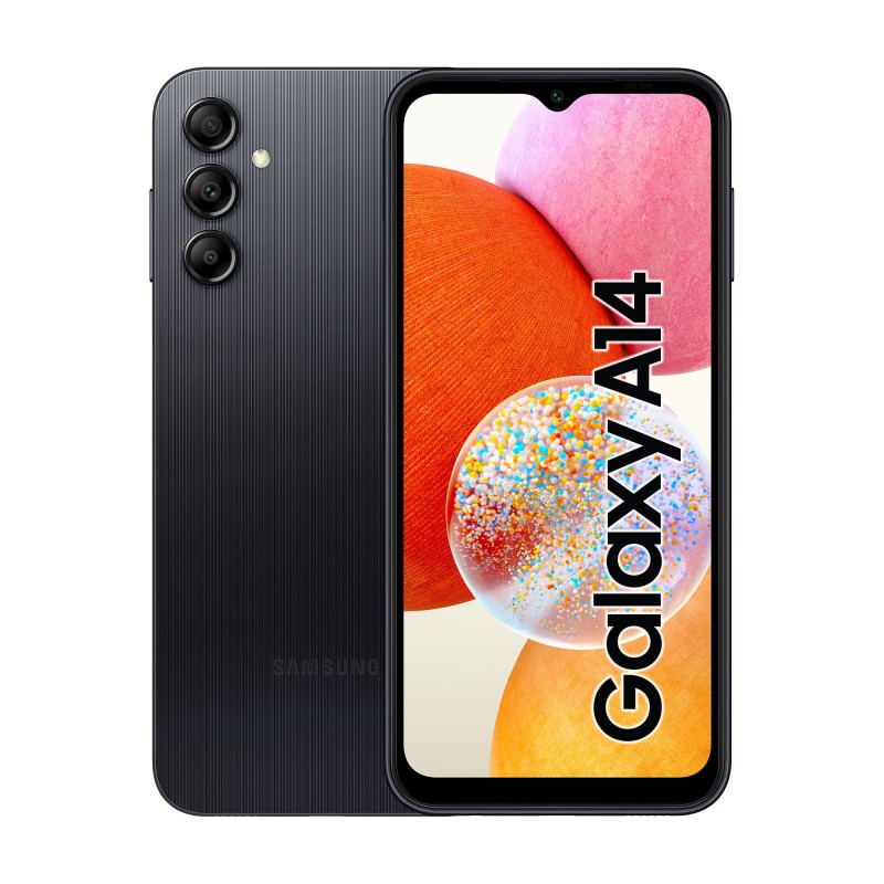 Samsung Galaxy A14 16,8 cm (6.6") Double SIM Android 13 4G USB Type-C 4 Go 128 Go 5000 mAh Noir