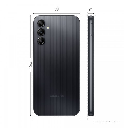 Samsung Galaxy A14 Display LCD FHD+ 6.6", Android 13, 4GB RAM, 128GB, Doppia SIM, Batteria 5.000 mAh, Black
