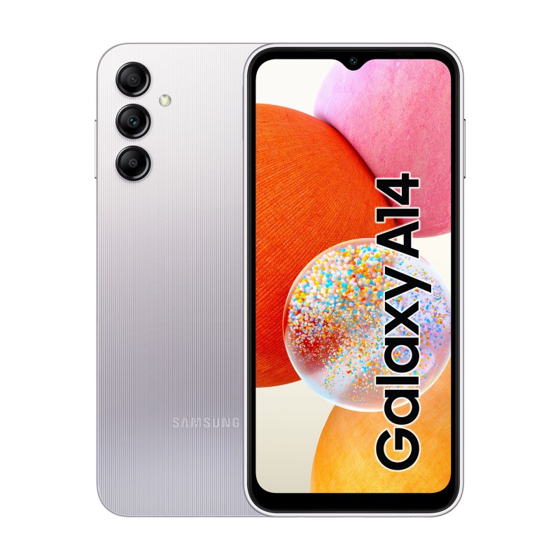 Samsung Galaxy A14 16,8 cm (6.6") SIM doble Android 13 4G USB Tipo C 4 GB 128 GB 5000 mAh Plata