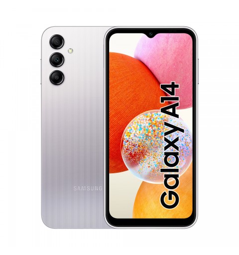 Samsung Galaxy A14 16,8 cm (6.6") SIM doble Android 13 4G USB Tipo C 4 GB 128 GB 5000 mAh Plata
