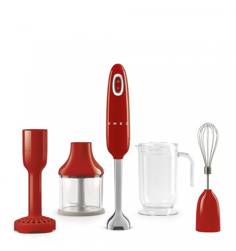 Smeg HBF22RDEU frullatore Frullatore ad immersione 700 W Rosso