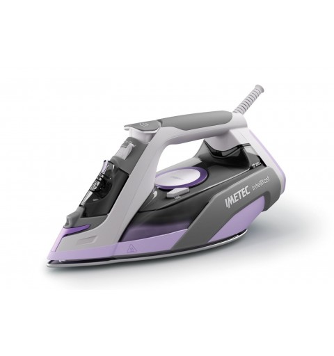 Imetec Intellifast Dry & Steam iron Ceramic soleplate 2400 W Grey, Purple