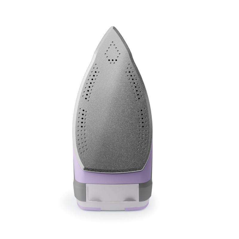 Imetec Intellifast Fer à repasser à sec ou à vapeur Semelle en céramique 2400 W Gris, Violet