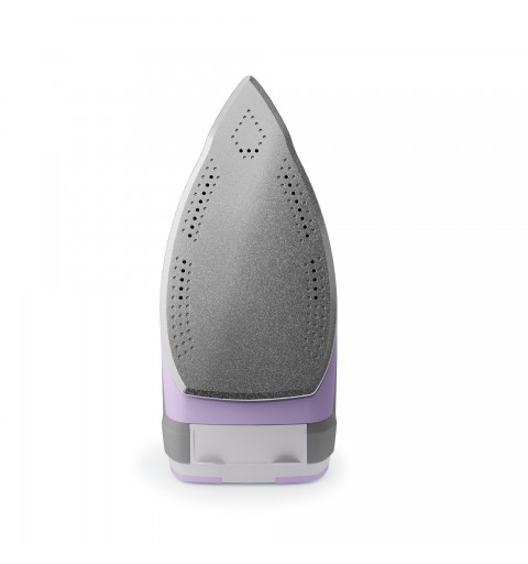 Imetec Intellifast Fer à repasser à sec ou à vapeur Semelle en céramique 2400 W Gris, Violet