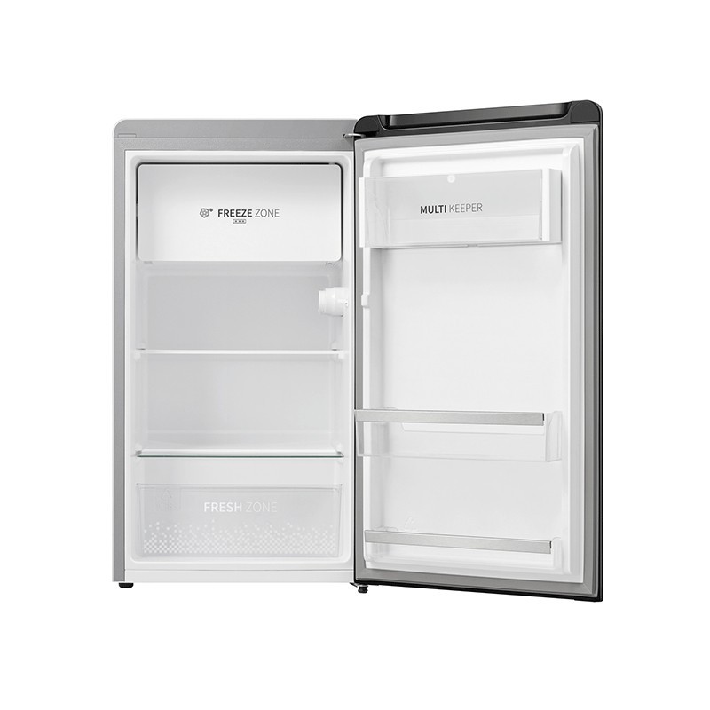 Hisense RR106D4CDF combi-fridge Freestanding 75 L F Grey