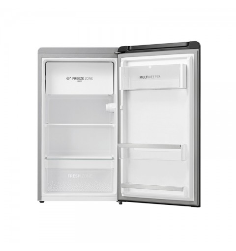 Hisense RR106D4CDF combi-fridge Freestanding 75 L F Grey