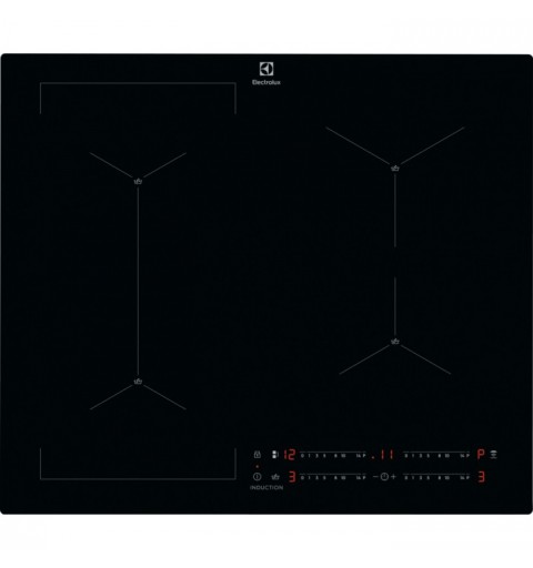 Electrolux EIS62449C Schwarz Integriert 60 cm Zonen-Induktionskochfeld 4 Zone(n)