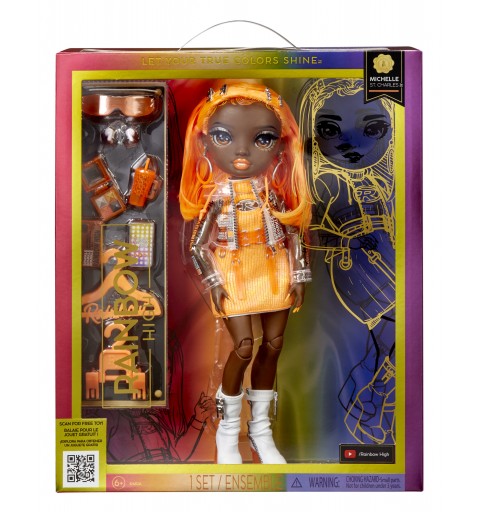 Rainbow High Orange Fashion Doll -Michelle St. Charles