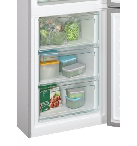 Candy Fresco CCE3T620ES fridge-freezer Freestanding 377 L E Silver