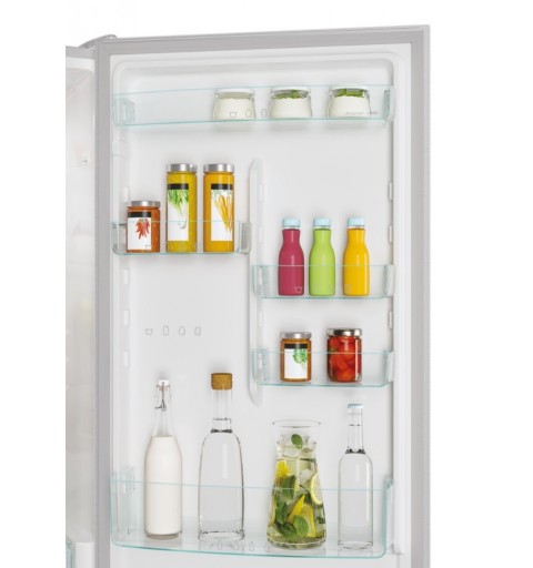 Candy Fresco CCE3T620ES fridge-freezer Freestanding 377 L E Silver
