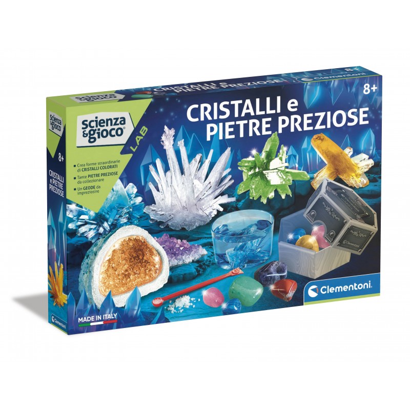 Clementoni Science & Jeu laboratoire - Scienza & Gioco Lab - Cristalli E Pietre Preziose