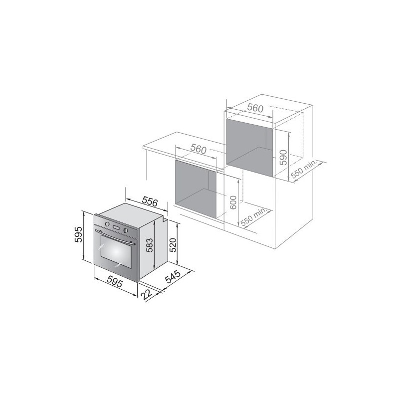 De’Longhi CM 9L W Backofen 74 l A Weiß