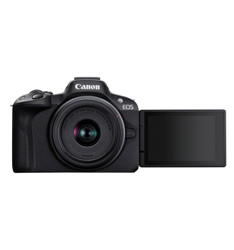 Canon EOS R50, Black + RF-S 18-45mm F4.5-6.3 IS STM Kit MILC 24,2 MP CMOS 6000 x 4000 Pixel Nero
