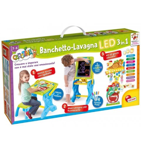 Lisciani Carotina Banchetto Led Gioco E Imparo 3 In 1