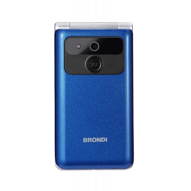 Brondi Amico Prezioso 7,11 cm (2.8") Blu Telefono per anziani