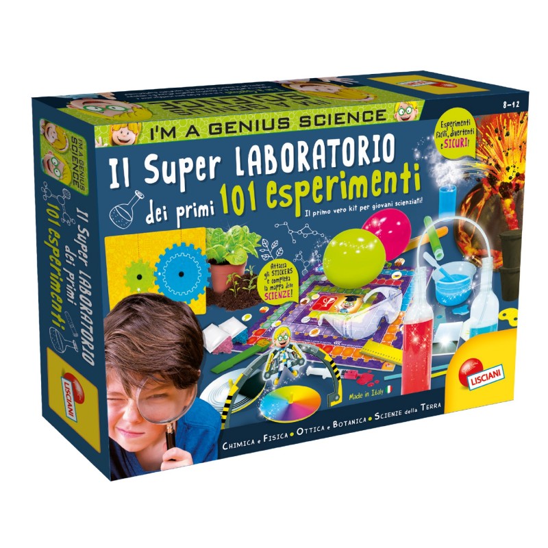 Lisciani I'M A Genius Il Super Laboratorio Dei Primi 101 Esperimenti