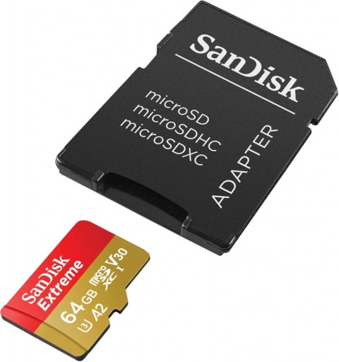 SanDisk Extreme 64 GB MicroSDXC UHS-I Clase 10