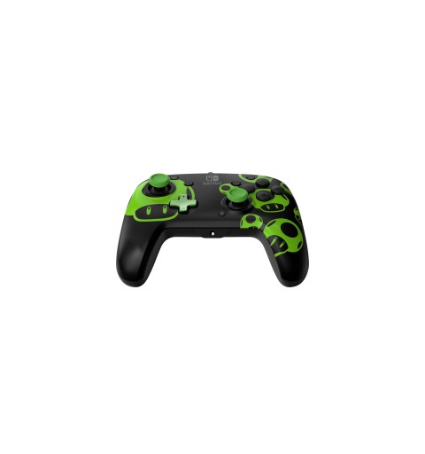 PDP 1-Up Glow in The Dark REMATCH Black, Green USB Gamepad Nintendo Switch, Nintendo Switch OLED