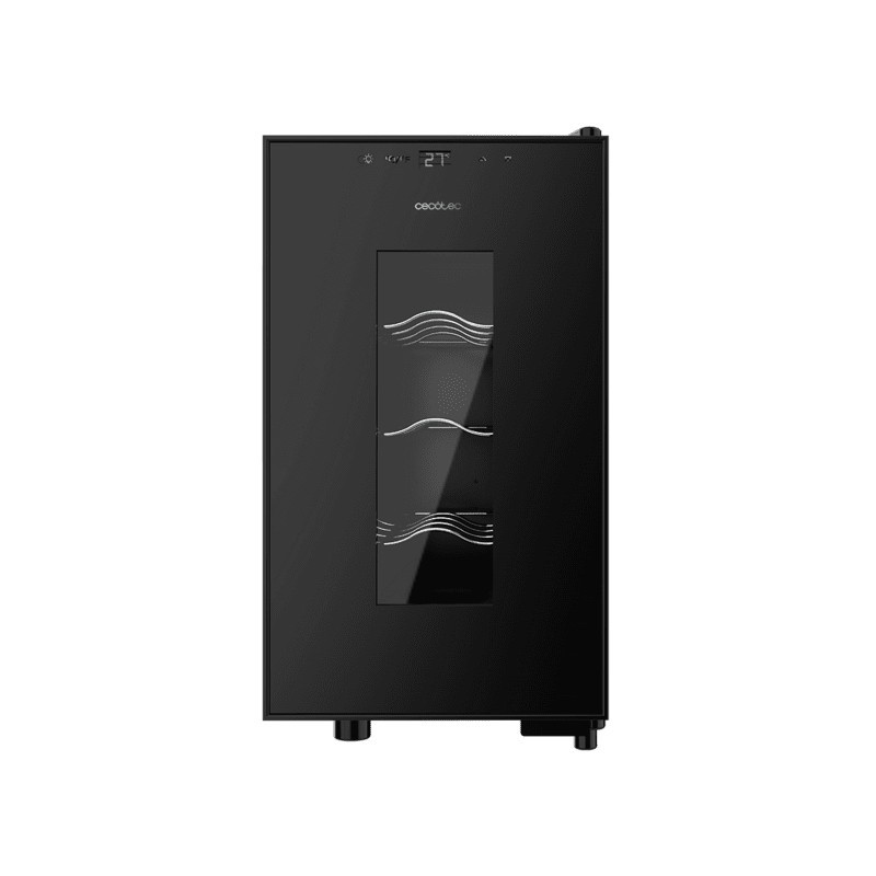 Cecotec 02406 wine cooler Thermoelectric wine cooler Freestanding Black 8 bottle(s)