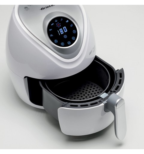 Ariete 4616 Airy Fryer Digital, Friggitrice ad Aria Digitale, Capacità 2,6 L, 1300 W, Time ‘60 minuti, 7 programmi, Bianco