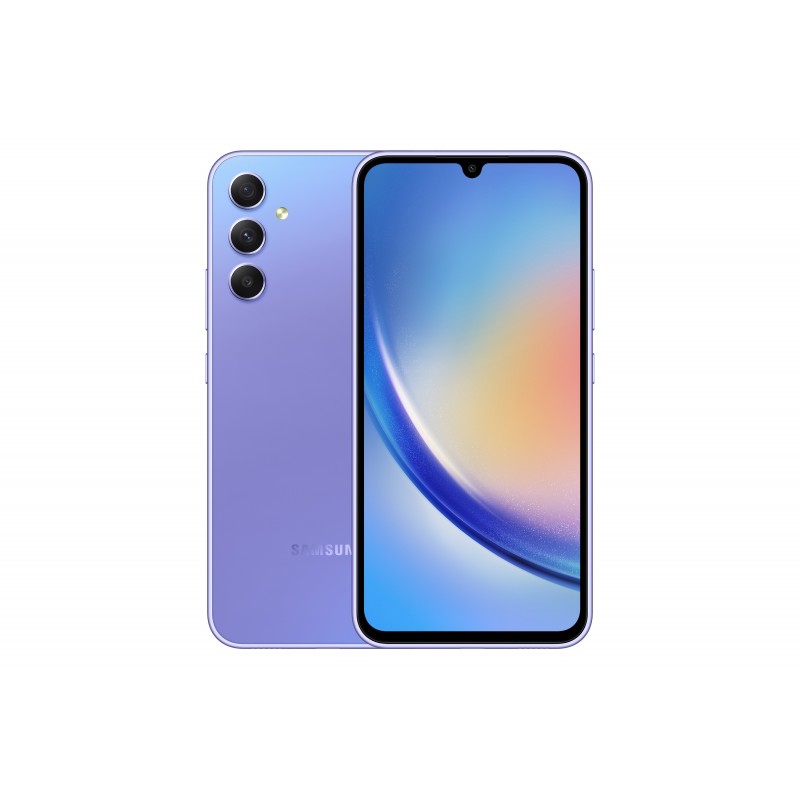 Samsung Galaxy A34 5G SM-A346B DSN 16,8 cm (6.6 Zoll) Dual-SIM Android 13 USB Typ-C 8 GB 256 GB 5000 mAh Violett