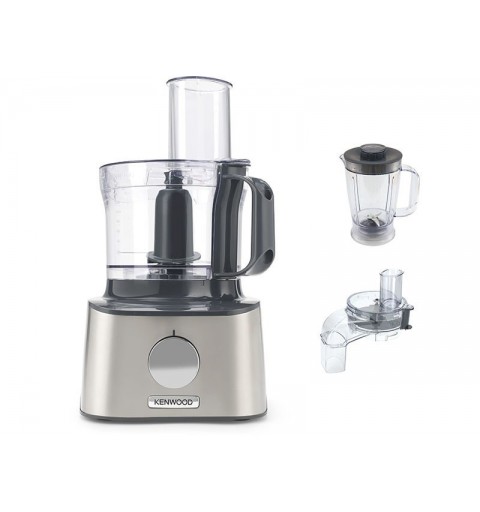 Kenwood MultiPro Compact FDM304SS food processor 800 W 2.1 L Metallic