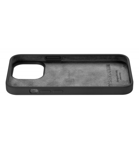 Cellularline Sensation - iPhone 14 Pro Custodia in silicone soft touch con tecnologia antibatterica Microban integrata Nero