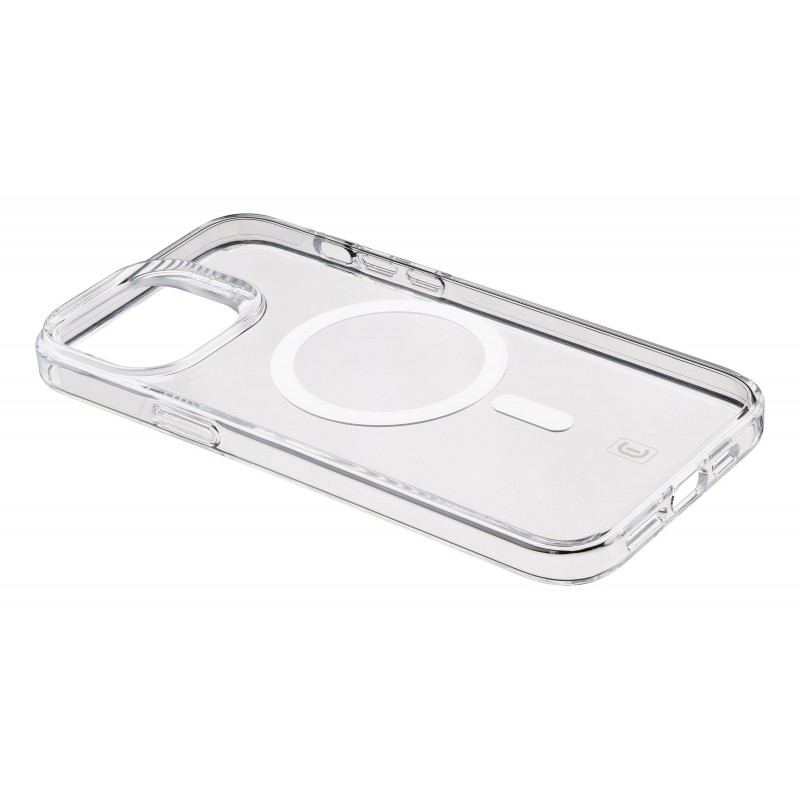 Cellularline Gloss Mag mobile phone case 15.5 cm (6.1") Cover Transparent, White