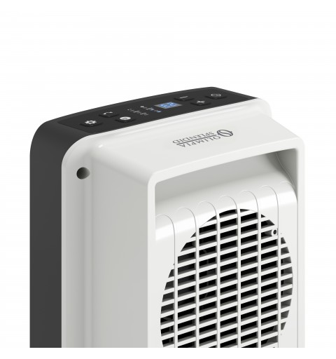 Olimpia Splendid Caldo Trendy Interior Negro, Blanco 1800 W Ventilador eléctrico