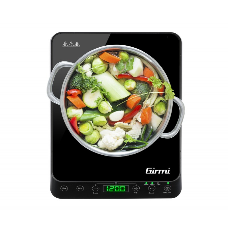 Girmi PI04 Black Countertop 27.5 cm Zone induction hob 1 zone(s)