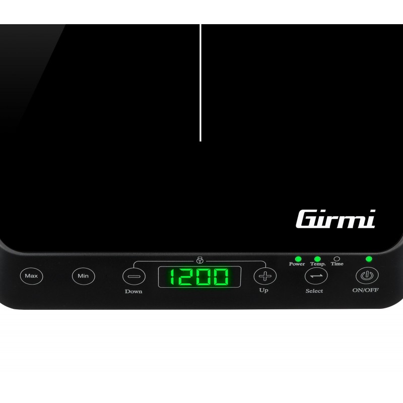 Girmi PI04 Black Countertop 27.5 cm Zone induction hob 1 zone(s)