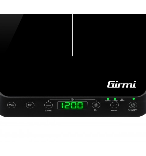 Girmi PI04 Black Countertop 27.5 cm Zone induction hob 1 zone(s)