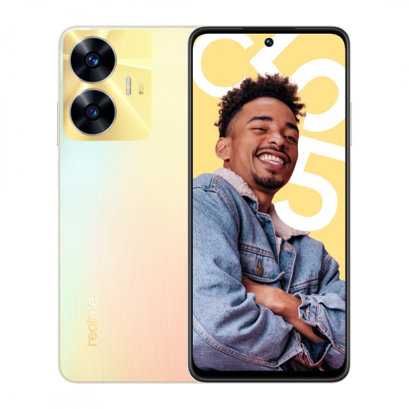 realme C55 17.1 cm (6.72") Android 13 USB Type-C 8 GB 256 GB 5000 mAh Gold