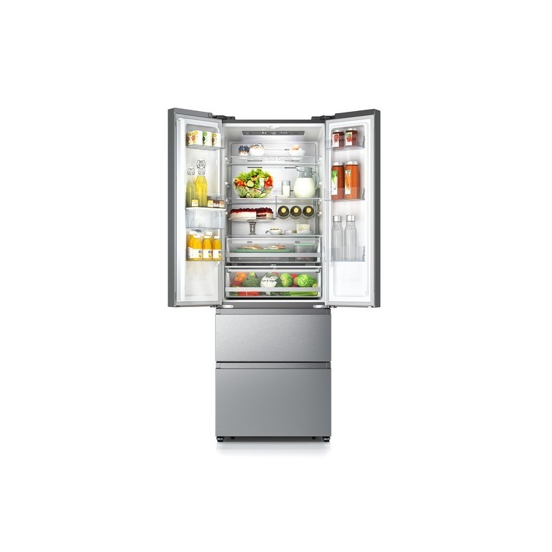 Hisense RF632N4WIF side-by-side refrigerator Freestanding 485 L F Metallic